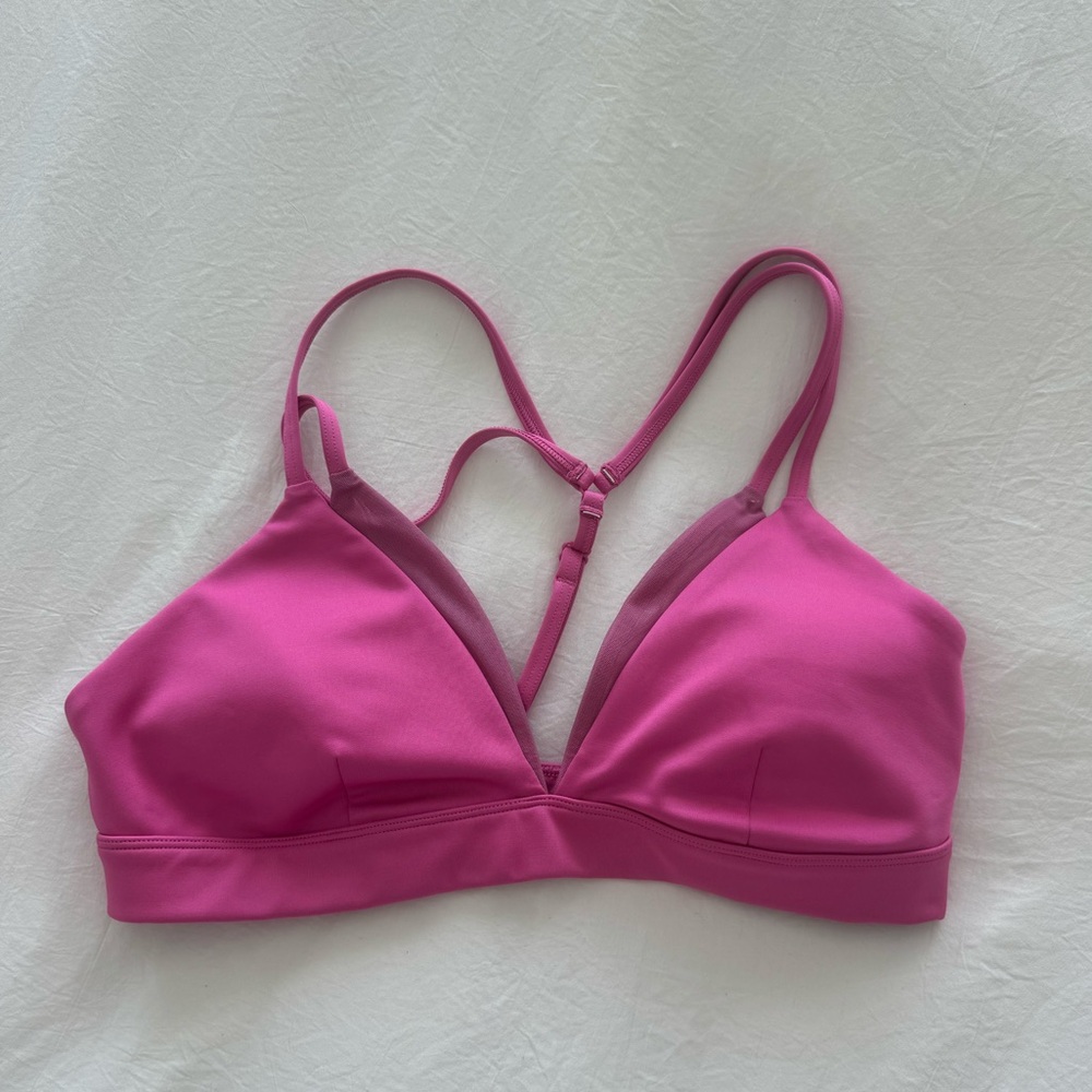 Alo Yoga | Airlift Bra| Paradise Pink mesh bra | size M